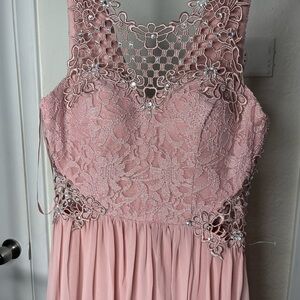 City Studio Blush Pink Dress elegant